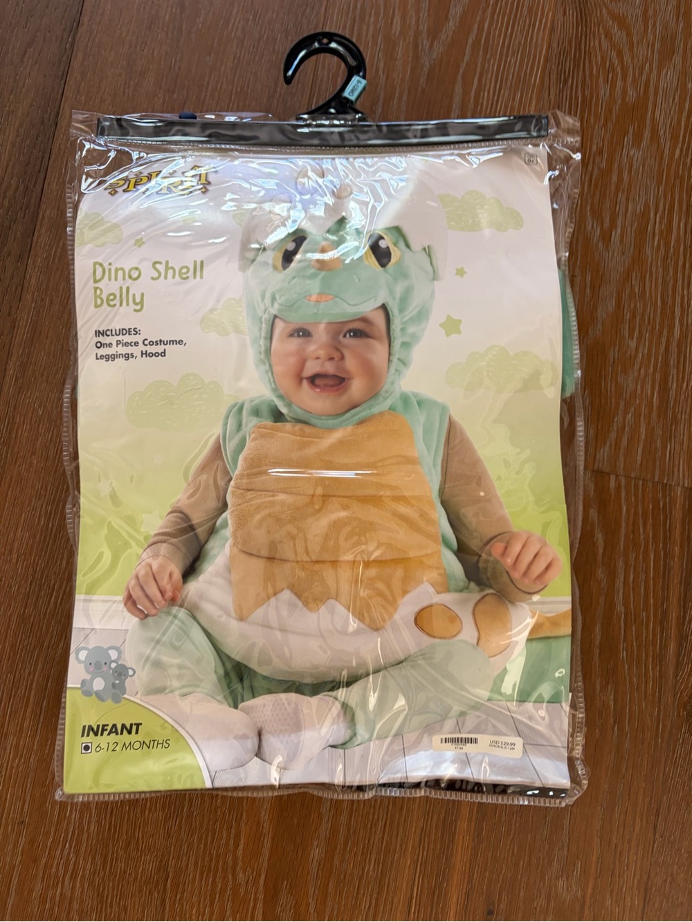 Dino baby halloween costume
